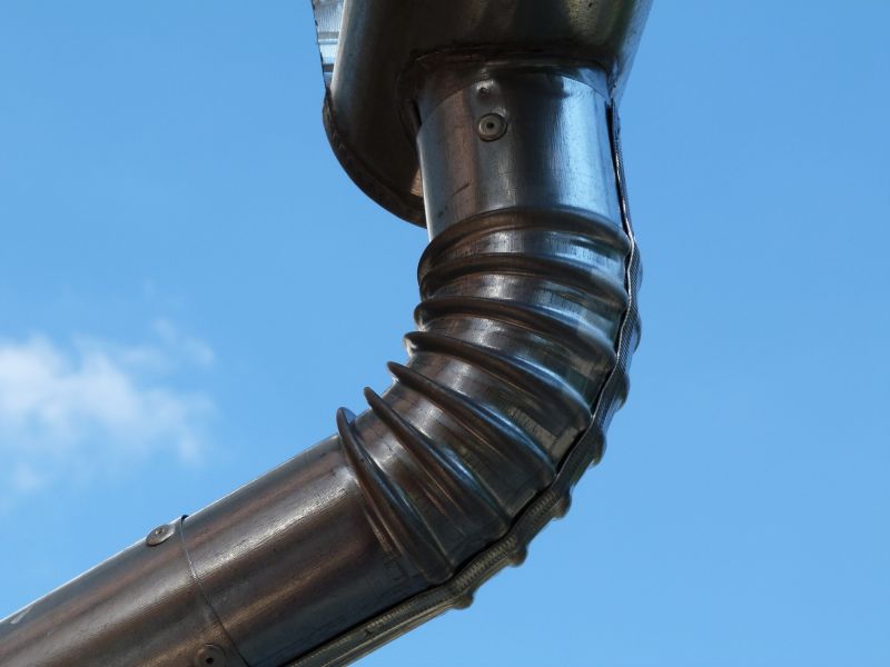 Copper Downspout Installation